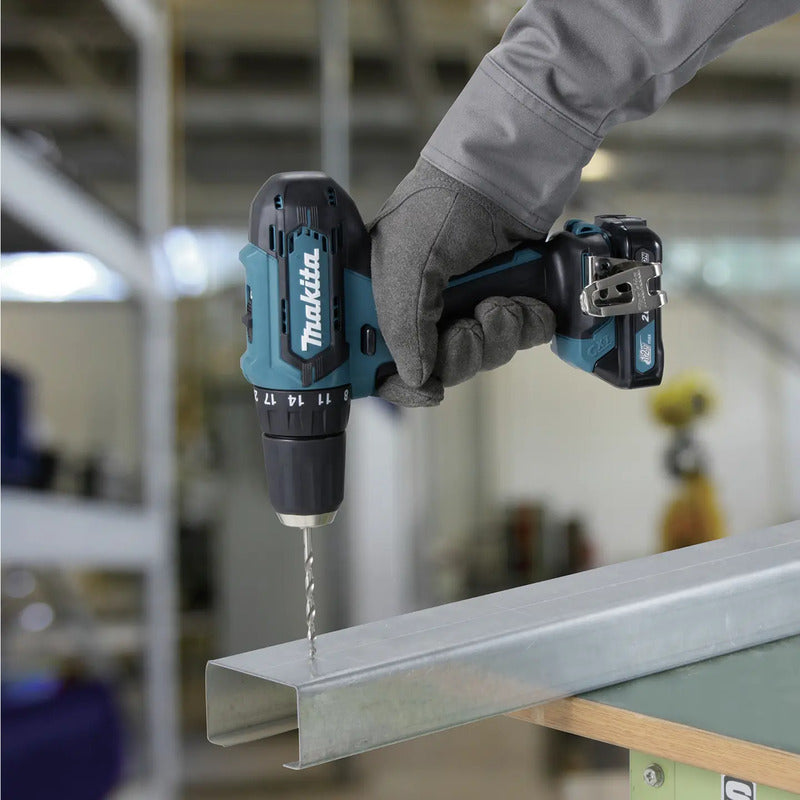 Makita Akku-Bohrschrauber DF333DZ 10.8V 4Ah ohne Akku kompakt vielseitig 2-Gang - 0088381872171