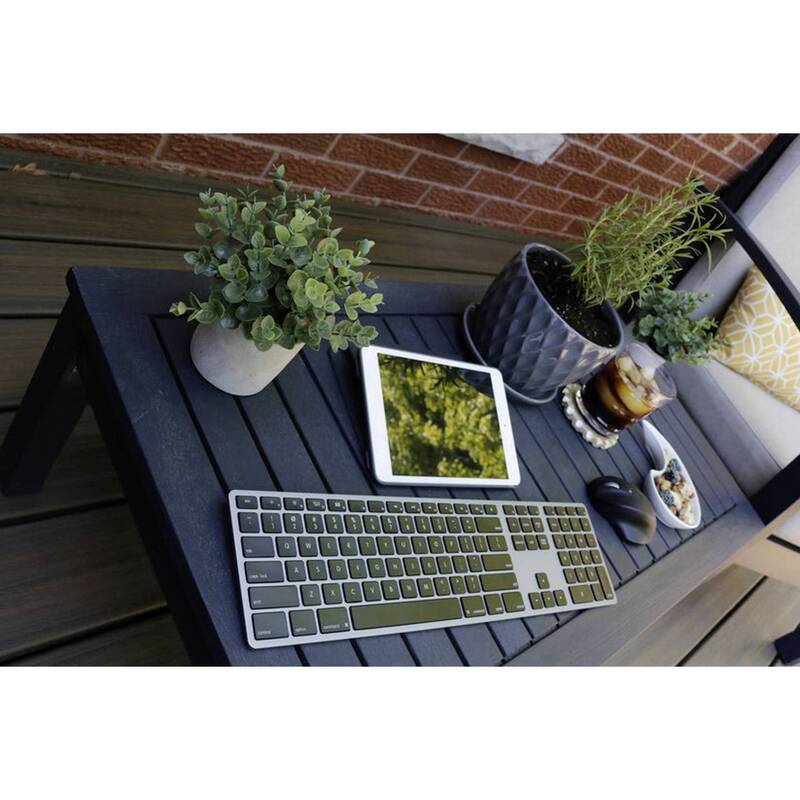 Matias FK418DCB-DE WL Aluminium Tastatur QWERTZ Space Grau für Mac - 0833742007651