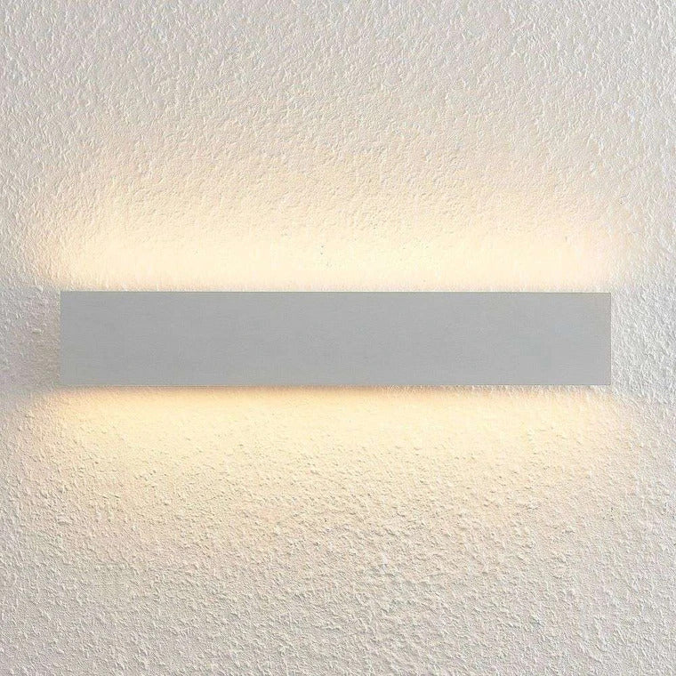 Lindby Wandleuchte Ignazia LED Wandlampe dimmbar warmweiß Metall 47cm weiß - 4251096596755