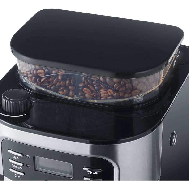 Severin KA 4810 Kaffeeautomat mit Mahlwerk Edelstahl 10 Tassen 1000 W - 4008146022098