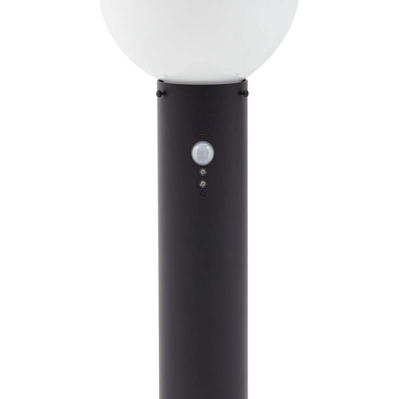 Lindby Sockelleuchte Dangan LED Gartenleuchte Außenlampe mit Sensor schwarz 60cm - 4251911798913
