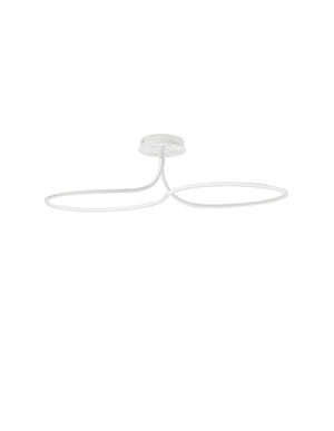 B-Ware Nova Luce Deckenleuchte Deckenlampe FUNGO LED Lampe Weiß Warmweiß Dimmbar 47 W