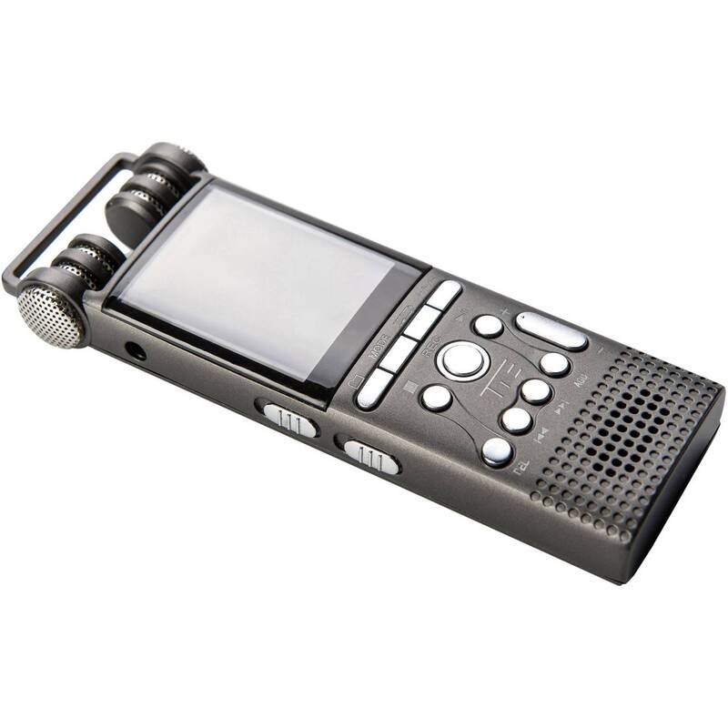TIE Studio TX26 mobiler Audio-Recorder 2 Kanäle integriertes Mikrofon schwarz - 4260416830349