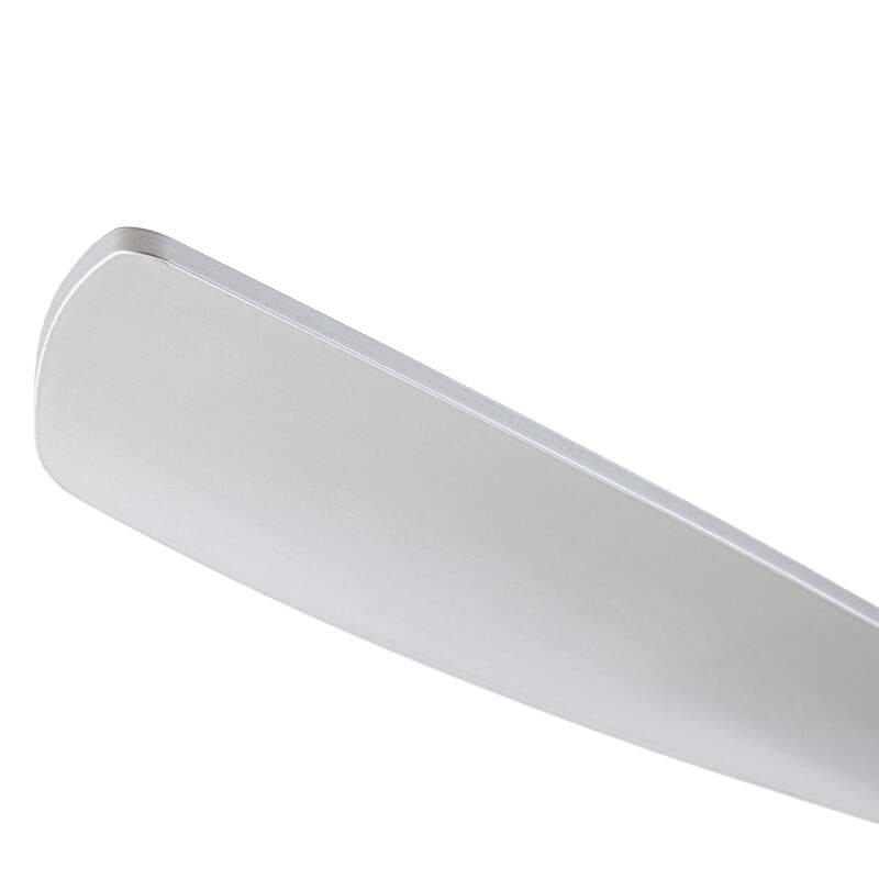 Lucande Deckenventilator Moneno Smart Ventilator LED dimmbar silber 131cm IP20 - 4255830913433