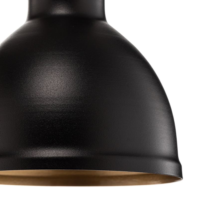 Euluna Hängeleuchte Trial LED Pendelleuchte dimmbar schwarz gold 3-flammig 60cm - 5907554418235
