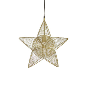 B-Ware PR Home Dekostern Stern Lampe Metall creme Ø50cm Anschlussleitung SIEHE TEXT