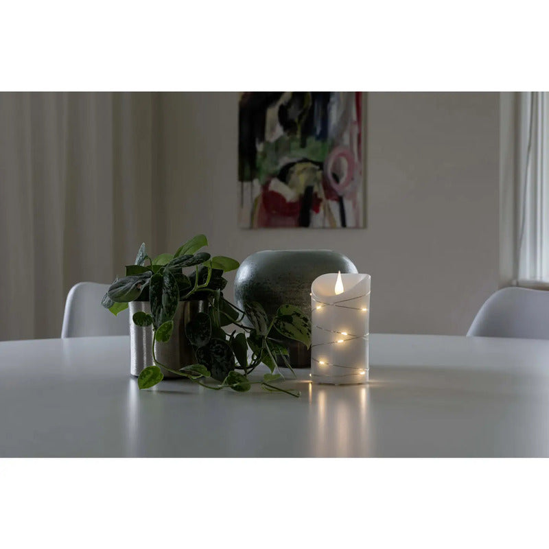 Konstsmide Christmas LED Wax Candle White Light Colour Warm White 13.5 Cm - 7318301834198