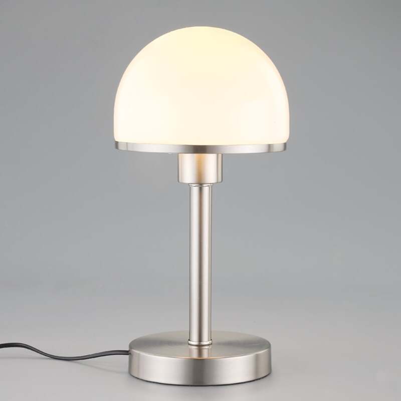 Lindby Tischleuchte Jolie LED Lampe Tischlampe Touchfunktion nickel 39cm Höhe - 4251096516821