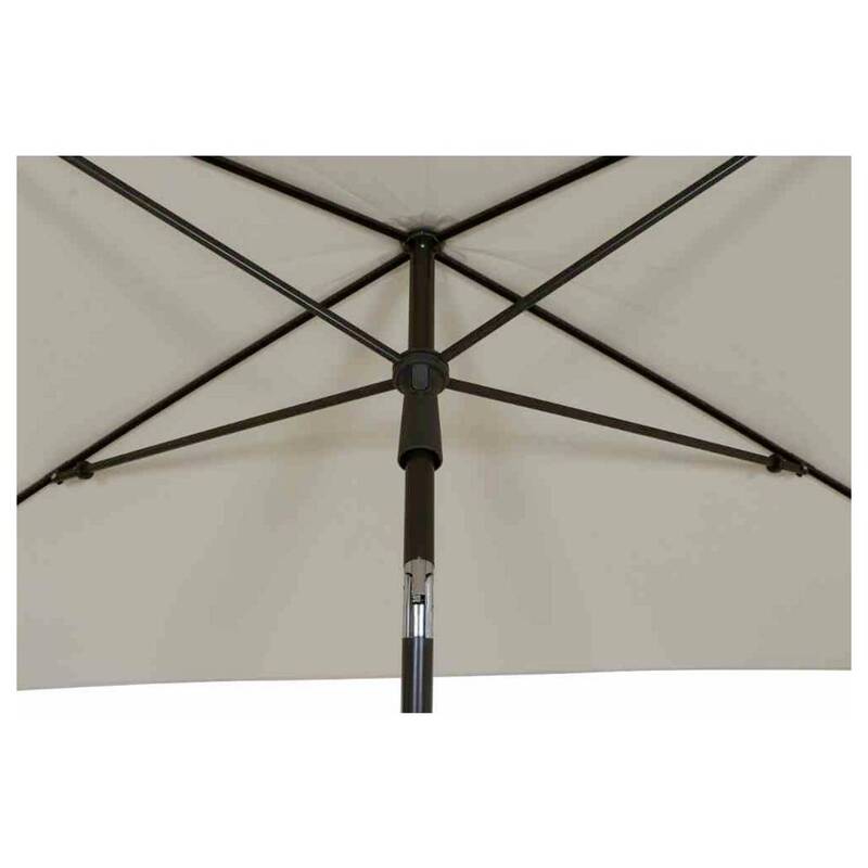 Siena Garden City Mittelstockschirm anthrazit/natur 210x140cm UPF 50+ - 4055938415750