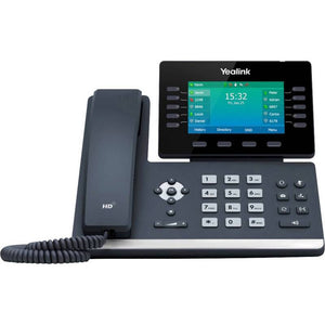 B-Ware Yealink SIP-T54W VoIP Telefon Bluetooth Freisprechen Headsetanschluss schwarz