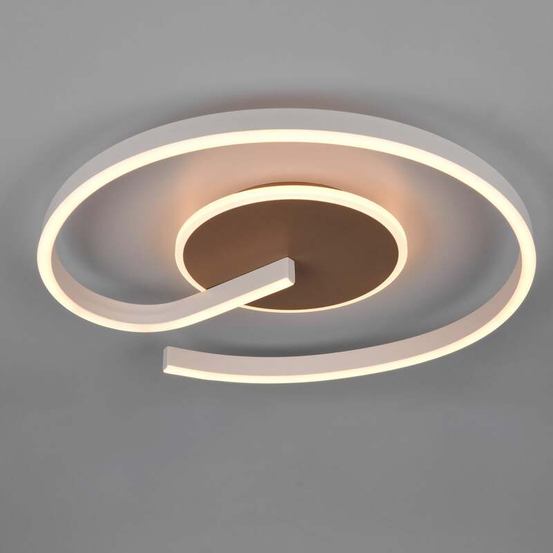 Reality Deckenleuchte Calle LED Lampe dimmbar CCT 2300K-4000K braun Ø50cm - 4017807654295