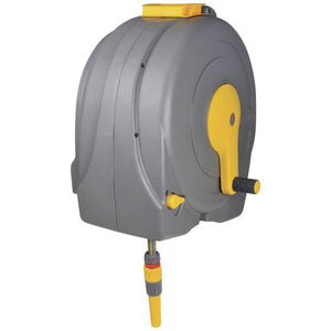 B-Ware Hozelock Gartenschlauchaufroller Fast Reel 40 m 1/2 Zoll Grau Gelb Kunststoff