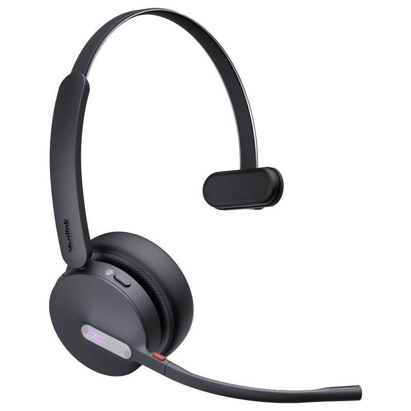 Yealink WH64 Mono Headset DECT Bluetooth kabellos On Ear mit Mikrofon schwarz - 6938818319608