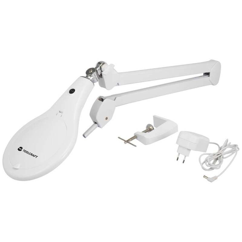 TOOLCRAFT TO-7424667 LED Lupenleuchte Werkstattleuchte Werkstattlampe Lampe Spot - 4064161197104