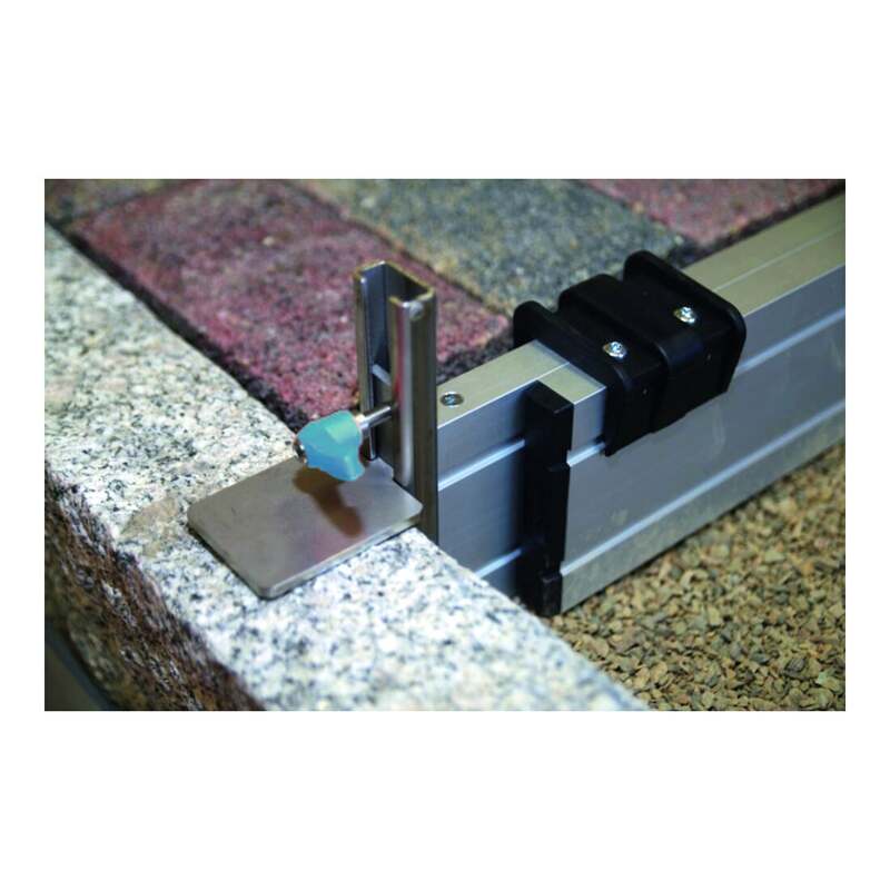 rabo Abziehschiene verstellbar 1,60-2,75m C-Schiene mit Libelle Gartenbau - 4032367145304