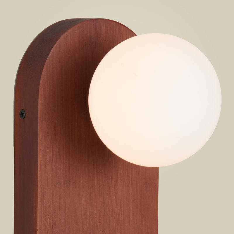 GOOD & MOJO Wandlampe Java LED Lampe Leuchte Wandleuchte dimmbar braun 75x20cm - 8716248100014