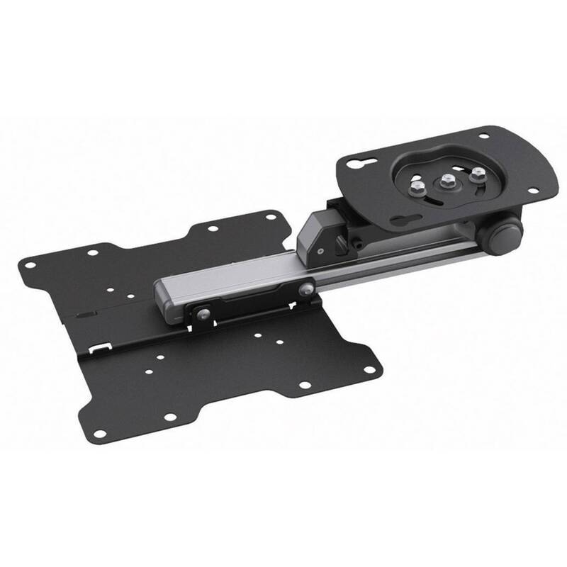 SPEAKA TV-Deckenhalterung 43-94cm neigbar schwenkbar max. 20kg schwarz/silber - 4016138841794