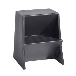B-Ware Richard Lampert Tritthocker Hocker Mono schwarzgrau Polyethylen Steffen Kehrle