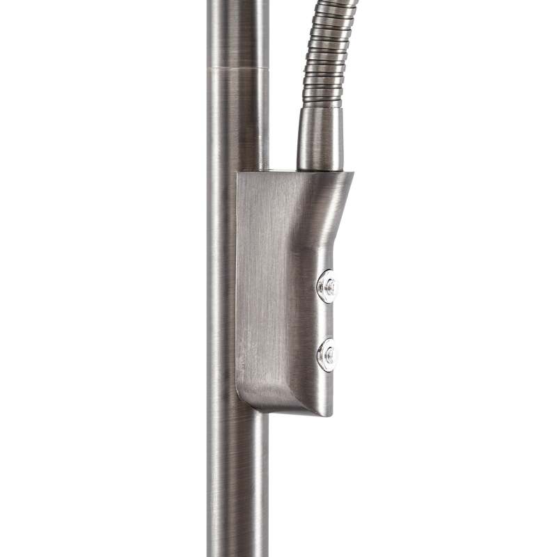 Lucande Stehleuchte Raymond LED dimmbar titanfarben Leselampe CCT 180cm - 4255830909979