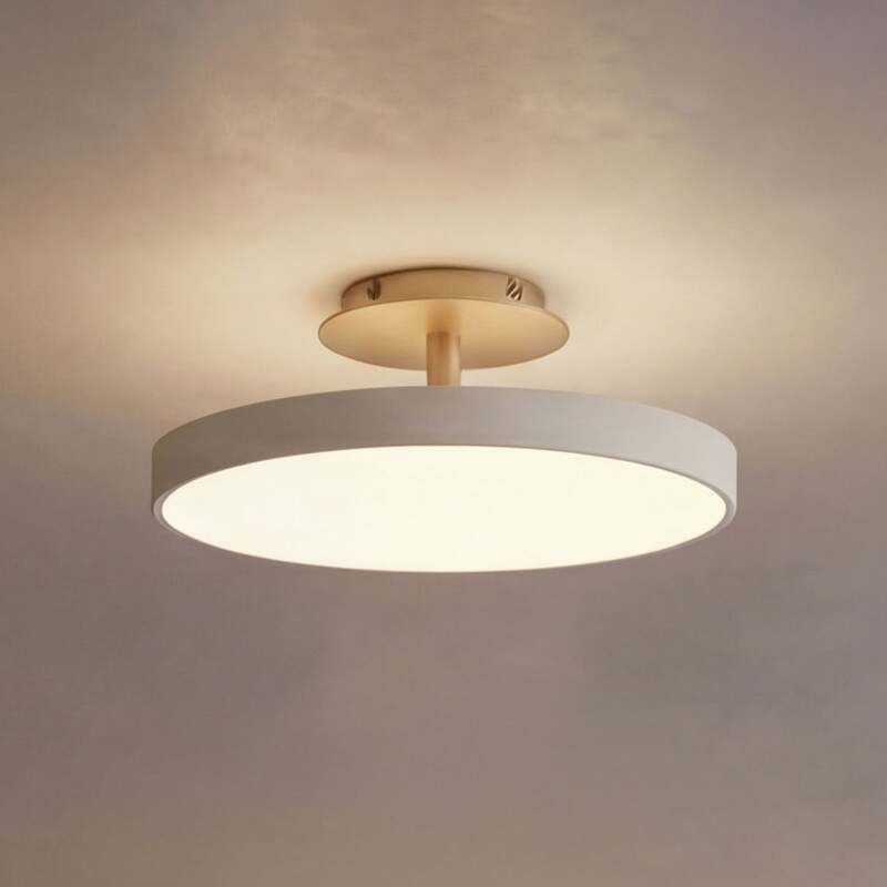 Umage Deckenleuchte Lampe LED Asteria Up Plus Ø 31 cm Creme Messing Stahl - 5710302026800