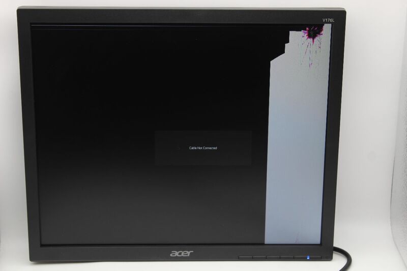 Acer V176Lb 17 Zoll LED-Monitor 1280x1024 75Hz Schwarz mit Lautsprechern - 4711121630903