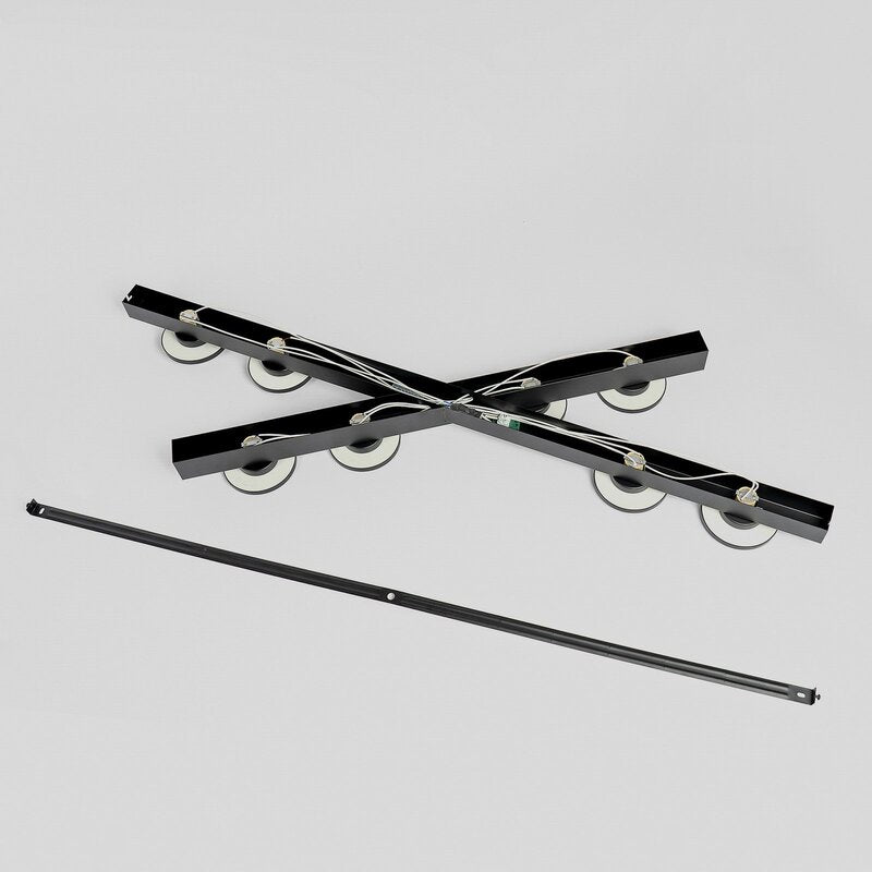 Lucande Deckenleuchte Kellino schwarz 8-flammig GU10 Deckenlampe Lampe Leuchte - 4251911756678