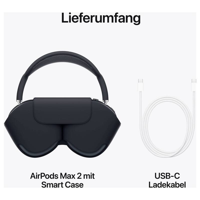 Apple AirPods Max 2 Over Ear Kopfhörer Bluetooth Stereo Noise Cancelling Headset - 0195951039176