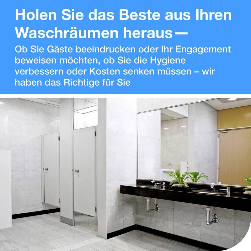 Tork Mülleimer Abfallbehälter 50l Metall weiß Handtuchbehälter 341x706x258mm - 7310792280003