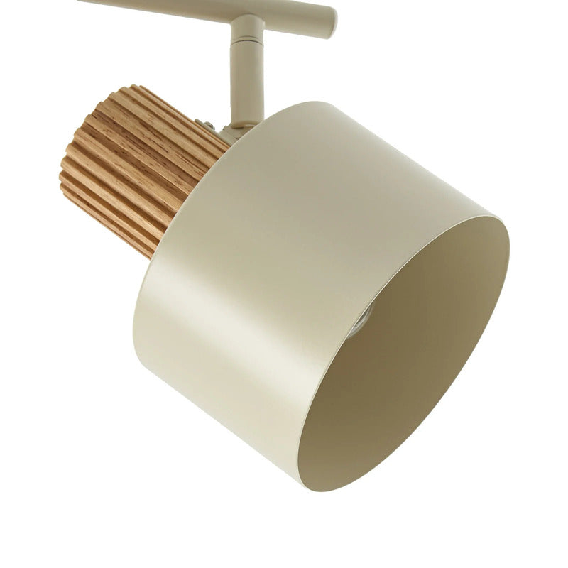 Lindby Deckenstrahler Lenja LED Strahler dimmbar 2-flammig beige Metall 45,4cm - 4255830917202