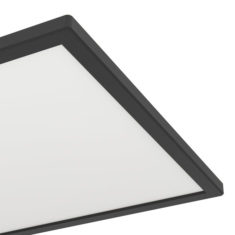 EGLO connect Deckenlampe Rovito-Z LED App dimmbar schwarz RGB CCT 39x39cm IP44 - 9008606329748