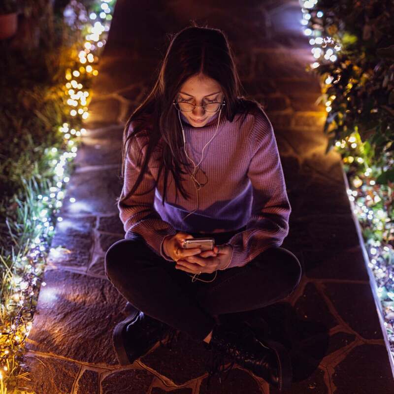 Twinkly LED Lichterkette 250er mit WLAN und Appsteuerung warmweiß kaltweiß - 8056326671402