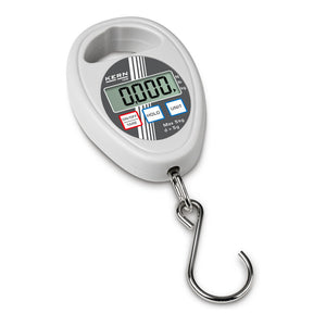 B-Ware KERN Hängewaage Waage 10kg 10g Ablesbarkeit Hold-Funktion Stahl 72x25x105mm