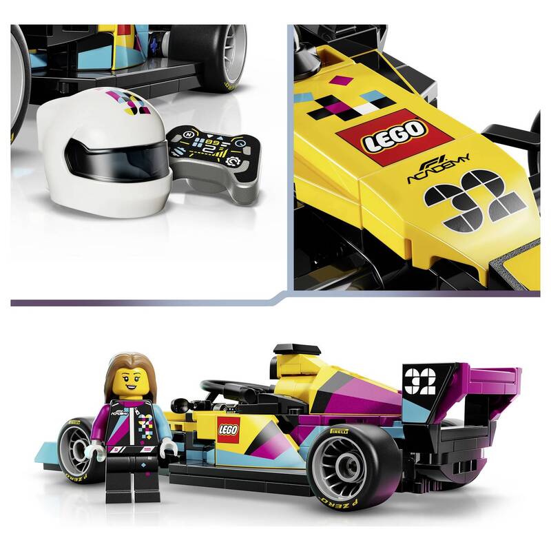 LEGO Speed Champions 77258 Rennwagen Modellbau Konstruktionsspielzeug Set 201tlg - 5702018068267