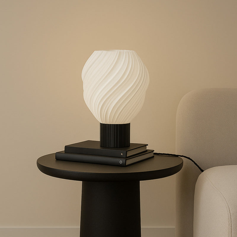 Lindby Tischleuchte Nuvia LED Lampe Leuchte Tischlampe modern weiß 39cm - 4255830901270