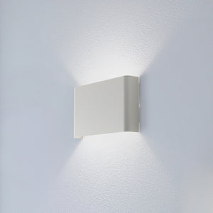 B-Ware Nowodvorski Lighting Wandleuchte Wandlampe Haga Hellgrau Stahl Leuchte