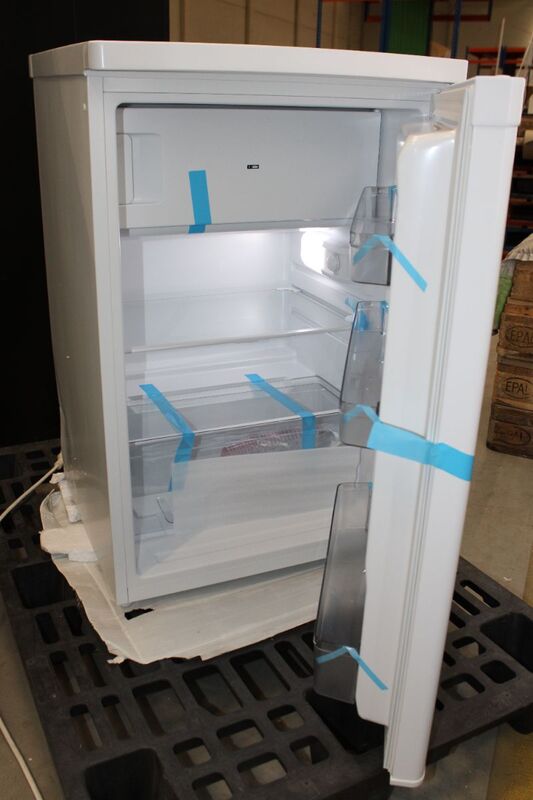 Trisa Kühlschrank Kühlgerät Standgerät Kombi Gefrierfach weiß 109 l EEK D Kühler - 7640439760934