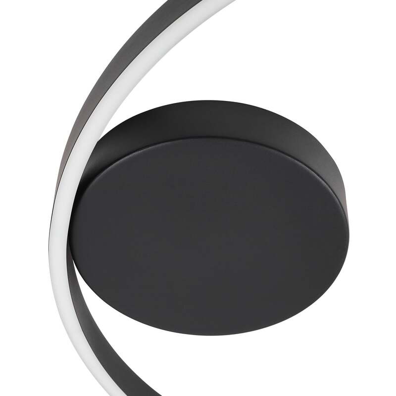 Lucande Smart-LED-Deckenleuchte Moise schwarz 42W dimmbar WLAN Tuya 60cm - 4255830900310