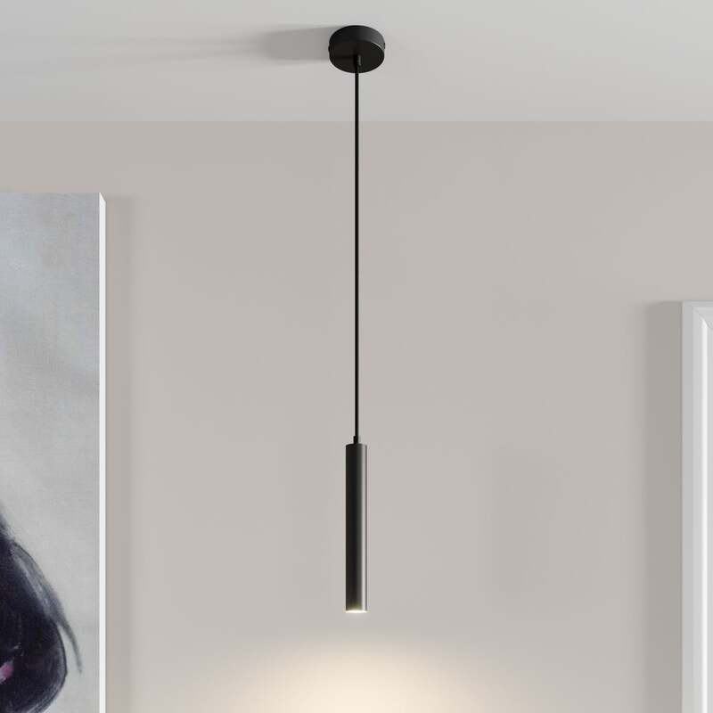 Arcchio Franka LED Pendelleuchte Hängelampe Deckenlampe Lampe 1-flammig schwarz - 4251096568592