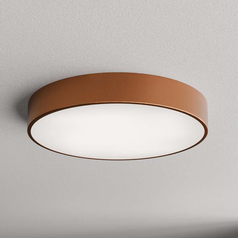 Deckenleuchte Lampe Cleo Kupfer stahl kunststoff E27 IP54 austauschbar dimmbar - 5907623601032