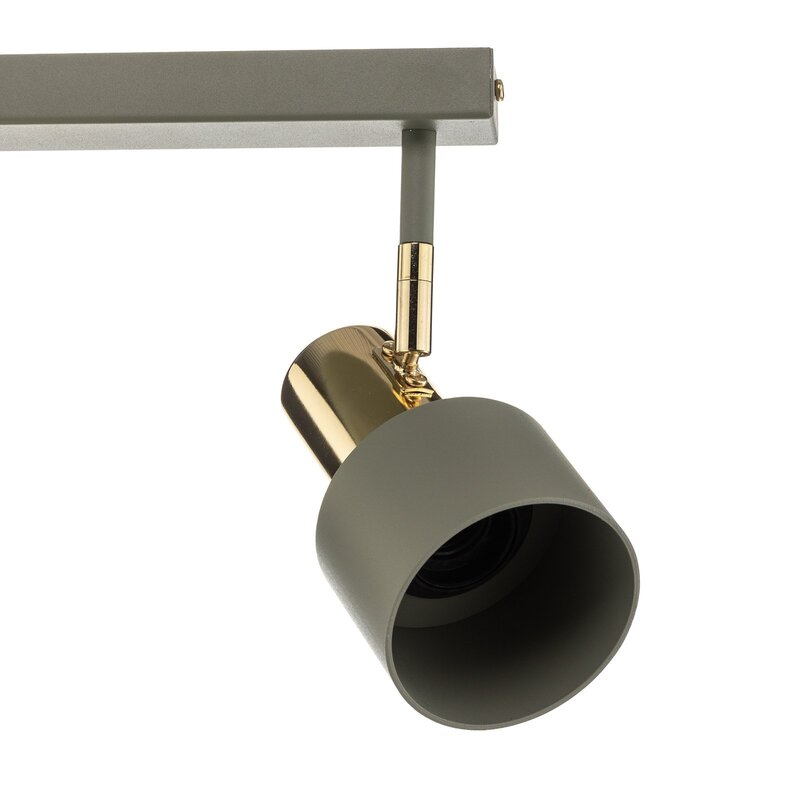 Euluna Deckenstrahler Deckenlampe Lampe Leuchte Destin zweiflammig grün/messing - 5902553215403