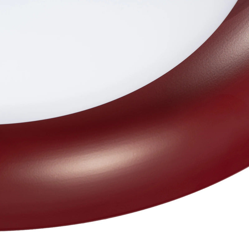 Lindby Deckenleuchte Florie LED Lampe Leuchte rot weiß Ø40cm 3000K 1200Lumen - 4255830911408
