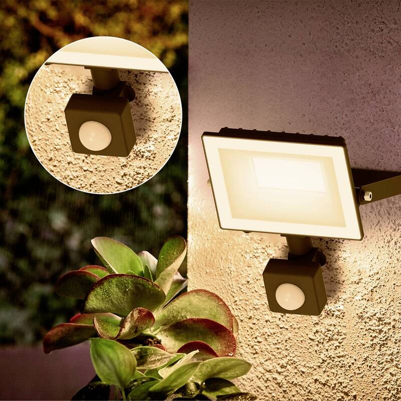 Philips LED Außenstrahler Flutlichtstrahler Lois mit Bewegungsmelder 20W - 8720169365186