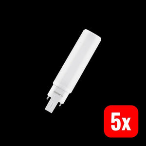 5x B-Ware OSRAM LED Leuchtmittel Lampe Ersatz Neutralweiß G24d 2 Stiftsockel 7 W 4000 K