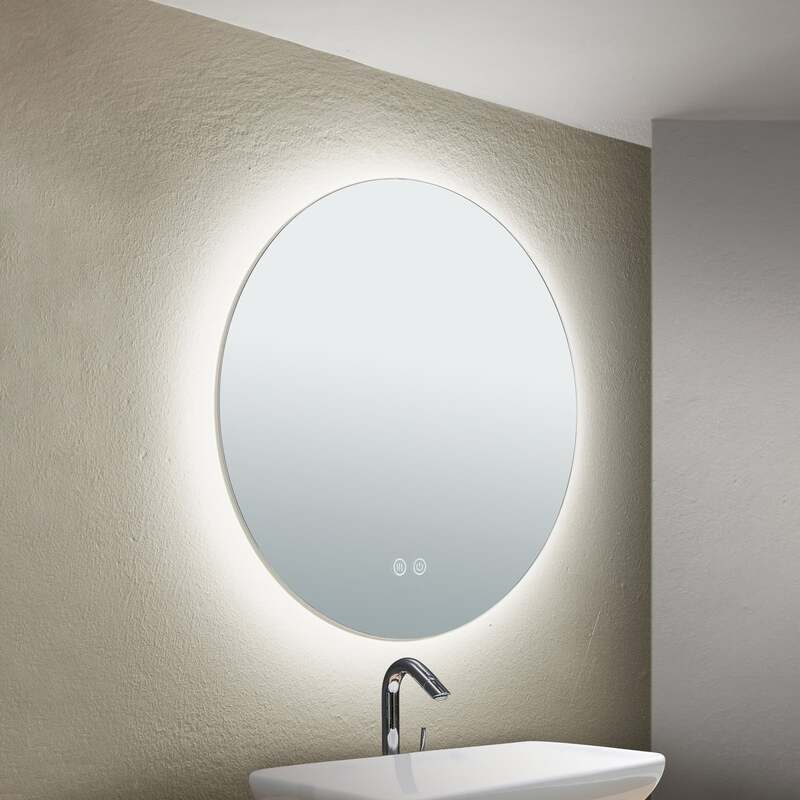 Focus LED-Spiegel Wandspiegel Hängespiegel CCT Antibeschlag Touchdimmer - 9003090277483