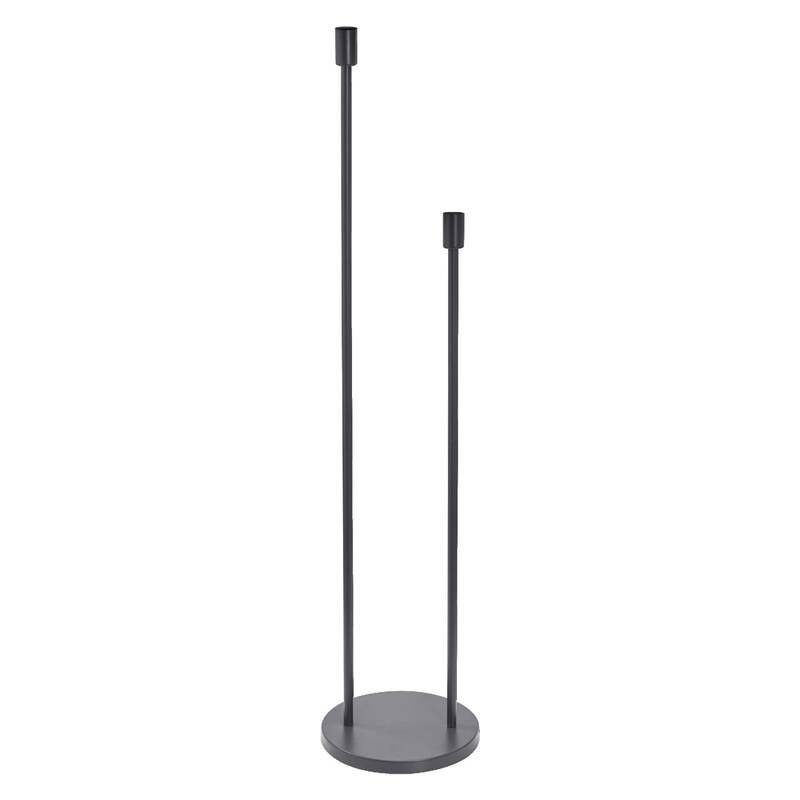 OSRAM Stehlampe DECOR STICK dunkelgrau 146 cm 2 x E27 40 W Schalter am Kabel - 4099854440342