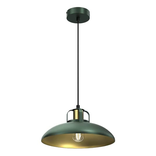 Euluna Pendelleuchte Felix Deckenlampe Hängeleuchte Lampe E27 grün gold 1-flmg - 5902693777090