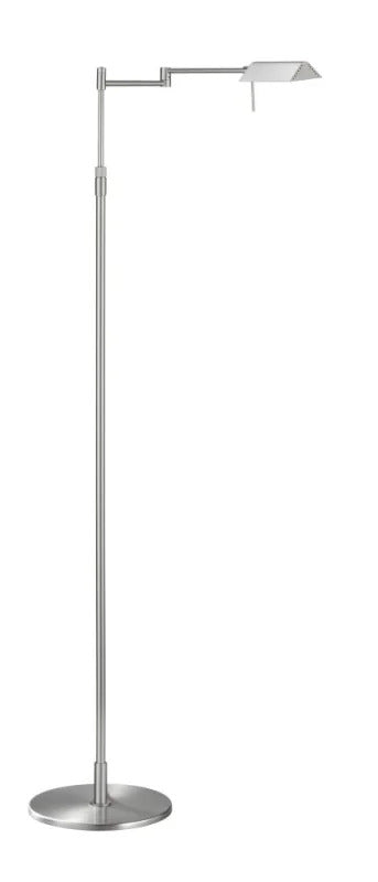 Knapstein Stehleuchte Bodenlampe LED Leuchte FINN chrom Metall Touchdimmer - 4250035814196