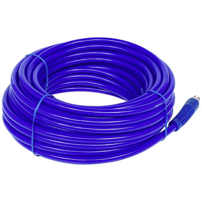 KS Tools PU-Druckluftschlauch Luftschlauch Schlauch 20m 6x9mm G1/4 AG blau - 4042146237182