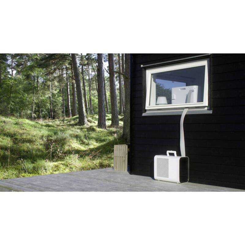 Qlima Klimagerät Mini Split Klimaanlage 146 kW WiFi Raum 45m2 Weiß Schwarz - 8713508792729