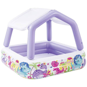 B-Ware Intex Kinderpool mit abnehmbarem Sonnenschutzdach für Kinder und Kleinkinder